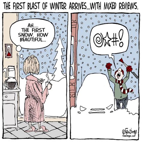 First Snow Fewings Cartoons