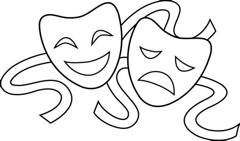 How To Draw Drama Masks