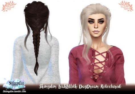 Shimydim Leahlillith`s Daydream Hair Retextured Sims 4 Hairs