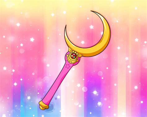 Crescent Moon Wand Sailor Moon Wallpaper Sailor Moon Art Sailor