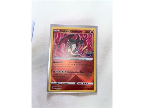 Radiant Charizard Pokemon Go Set Pulled Straight To Sleeve Buy And Sell Pokemon Cards For