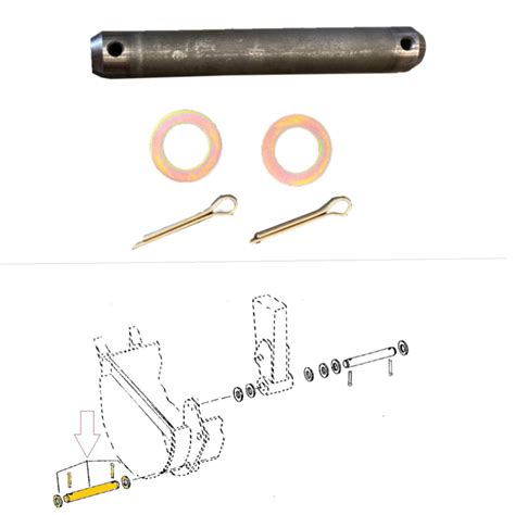 John Deere Backhoe Bucket Pins Links And Bushings Broken Tractor