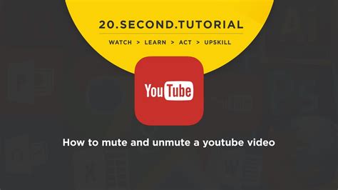 Oldie How To Mute And Unmute A Youtube Video Youtube Tutorial 17