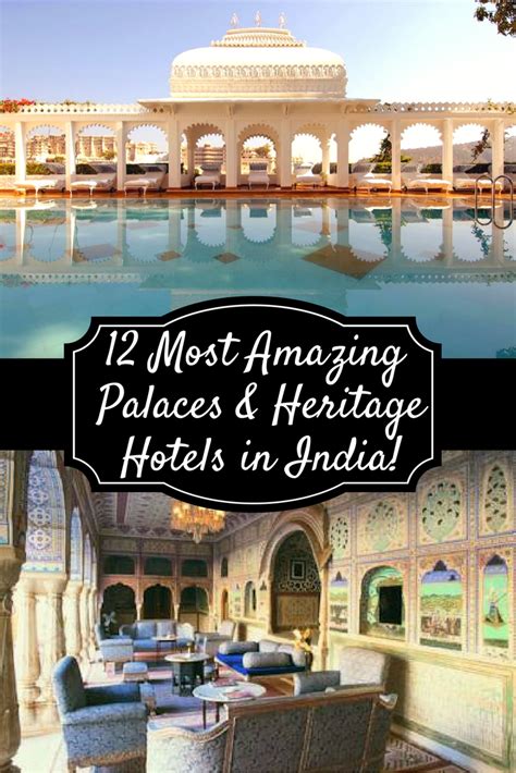 Did You Know That Some Of Indias Most Opulent Historic Royal Palaces Have Now Been Converted