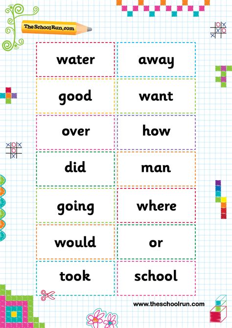 Ks2 High Frequency Words Flashcards Theschoolrun