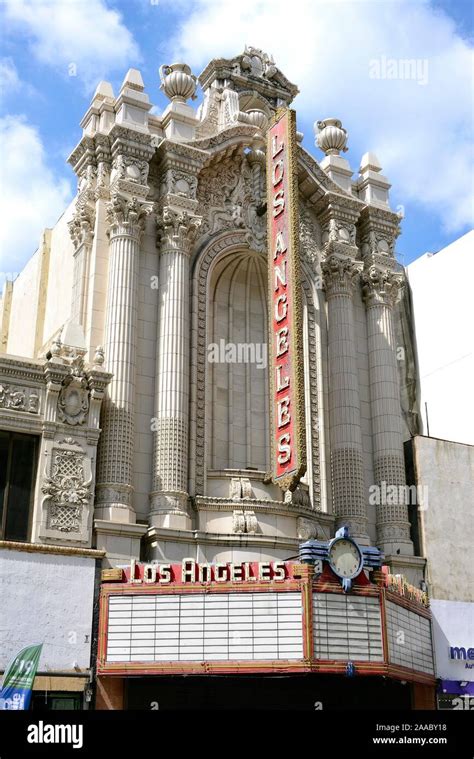 Historic Cinema Los Angeles Theatre South Broadway Downtown Los