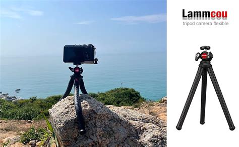 Lammcou Camera Tripod Flexible Mini Small Travel Lightweight Compact