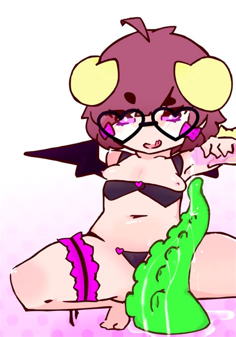 Rule 34 Demon Girl Dildo Greedmasterh Small Breasts Succubus Tentacle 3190589