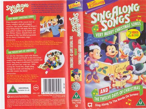 When you wish upon a star. SING ALONG SONGS 2 SONGS THE TWELVE DAYS OF CHRISTMAS VHS VIDEO PAL A RARE FIND~ | eBay