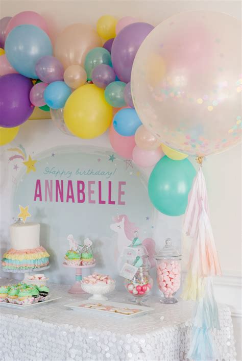 Pastel Unicorn Birthday Party By Itsy Belle Studio Itsy Belle