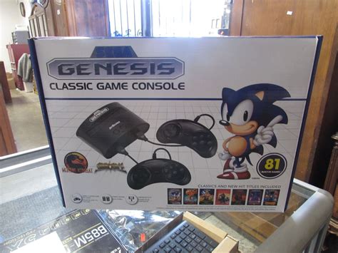 Sega Genesis Classic Game Console With 81 Built In Games