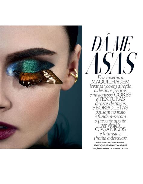 Vogue Beauty Editorial Shoot Butterflies Moths Insects Fw Beauty