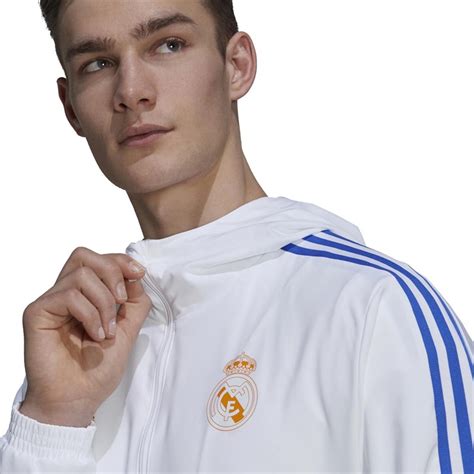 Buy Adidas Mens Rmcf Real Madrid Tiro Presentation Track Top White
