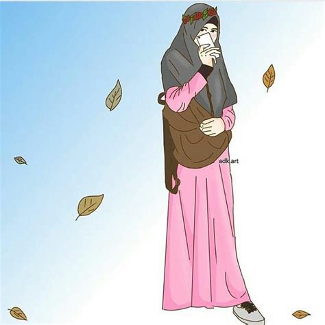 Kartun Muslimah Bercadar Terbaru 2018 Gambar Kartun Muslimah Memanah