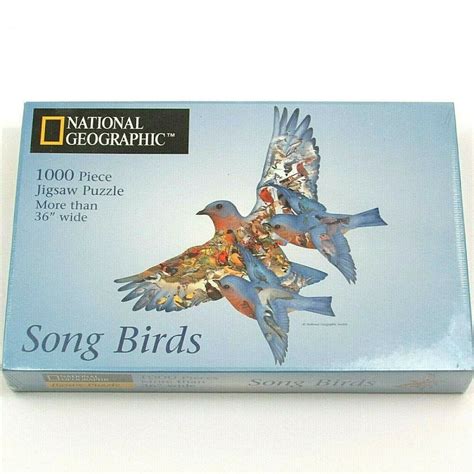 National Geographic Puzzle Song Birds 1000 Pieces Factory Sealed New