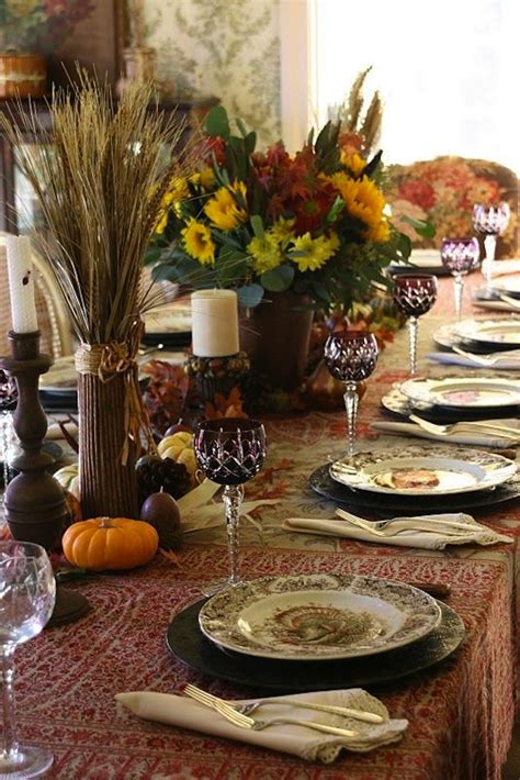 20 Thanksgiving Dining Table Setting Ideas Artisan Crafted Iron