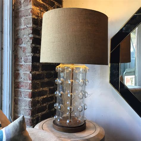 The Right Fit Large Contemporary Bubble Glass Lamp — Casa Victoria