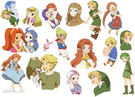 Link Princess Zelda Midna Toon Link Young Link And 12 More The