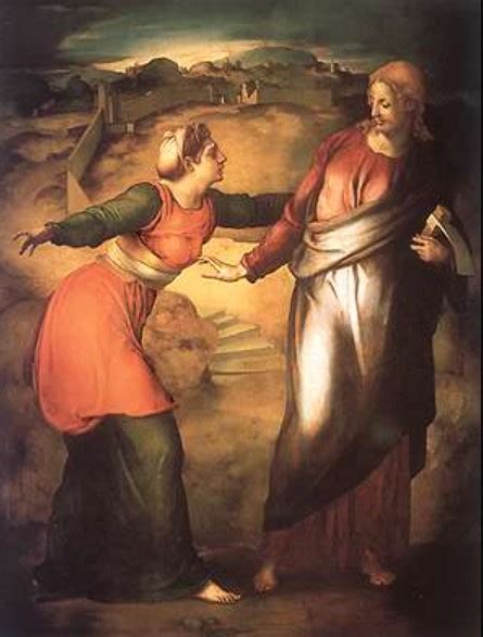 Il Noli Me Tangere Che Dipinsi Per Vittoria Colonna Michelangelo