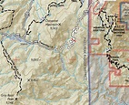 Pikes Peak and Colorado Springs Topographic Hiking Map - Outdoor Trail Maps