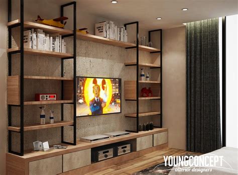 free install & bracket tv kabinet tv gantung harga direct kilang moden konsep a series design max tv 60″ rm849. 15 Reka Bentuk Kabinet TV yang Akan Menjadikan Ruang Tamu ...