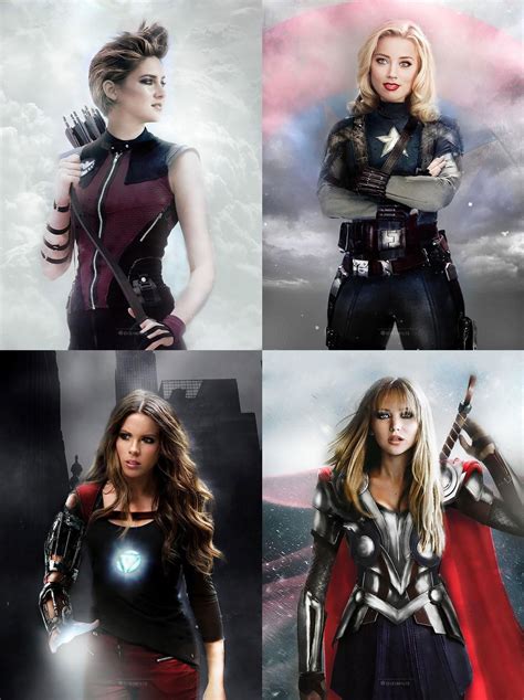 Avengers With Swapped Genders Strike Back At Superhero Sexism Marvel Girls Avengers