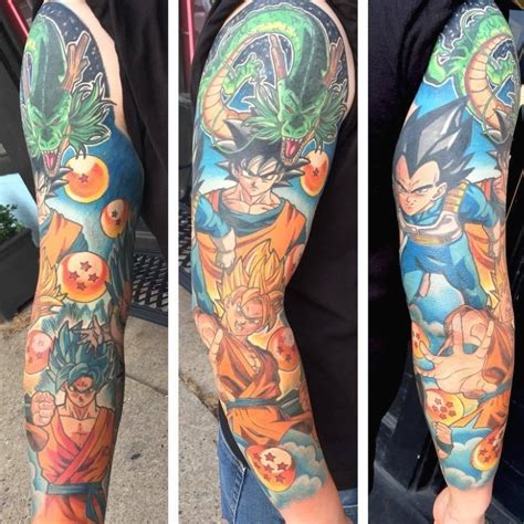 This manga became so famous over the years that the creators had to come up with the anime as well. Tattoo uploaded by Ananth | Awesome DragonBall sleeve # ...