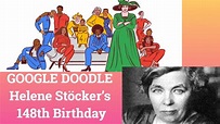 GOOGLE DOODLE Helene Stöcker’s 148th Birthday - Helene Stöcker Doodle ...