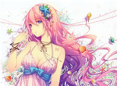 Ribbon Jewelry Vocaloid Anime Girls Megurine Luka