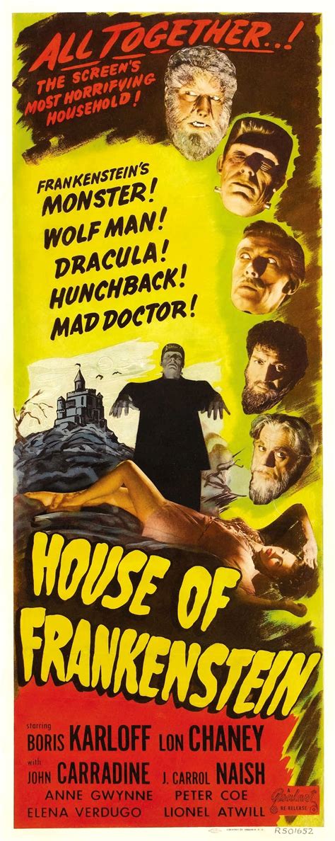 House Of Frankenstein 1944 Posters — The Movie Database Tmdb