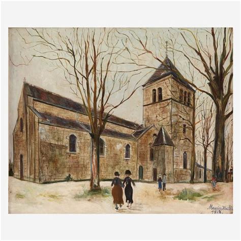 Maurice Utrillo Église Notre Dame à Mâcon 1932 Mutualart
