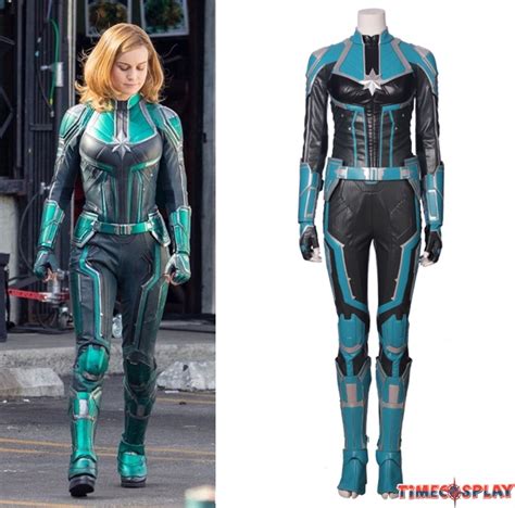 Soon to be coming to life on the big screen, captain marvel. 2019 Captain Marvel Cosplay Costume Carol Danvers Cosplay ...