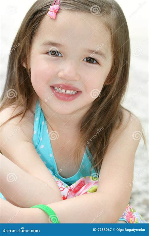 Cute Little Toddler Girl Stock Image Image Of Smiling 9786081 4ed