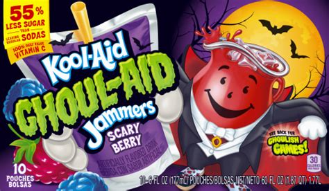 Kool Aid Glu Aid Jammer S Scary Berry Flavored Drink Mix