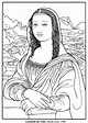 Mona Lisa Coloring Page at GetColorings.com | Free printable colorings ...