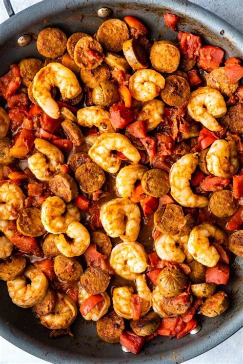 Spicy Shrimp And Sausage Skillet Easy Good Ideas