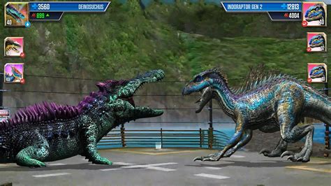 New Ancient Crocodile Deinosuchus Max Level 40 Vs Indoraptor Gen 2 Jurassic World The Game