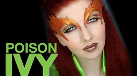 Transforming Into Poison Ivy Makeup And Hair Tutorial Poison Ivy Makeup Hair Tutorial Makeup