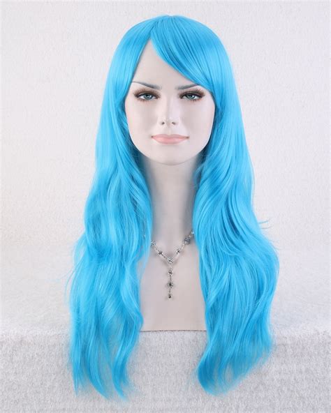 Buy Ohyes 2015 New Arrival Women Long Blue 70cm Hair