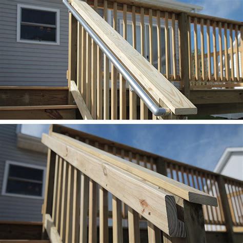 Cast iron hand railings can make a large difference in safety and beauty on a deck, porch, or on stairs. How to Build a Deck: Wood Stairs and Stair Railings