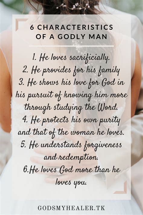 6 Characteristics Of A Godly Man Godsmyhealer Blog Brittany Lee Allen