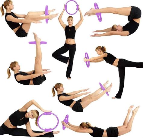 Pilates Ring Fitness Circle For Strength Flexibility Posture Sculpting
