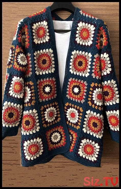 60 Granny Square Crochet Cardigan Pattern Ideas For Summer Or Winter