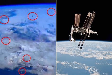 Mystery As ‘fleet Of 10 Ufos Spotted Hovering Near International Space