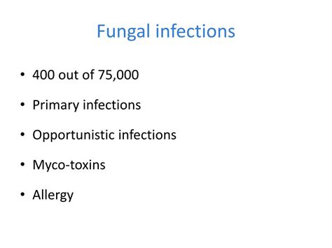 Ppt Fungal Infections Powerpoint Presentation Free Download Id1918156