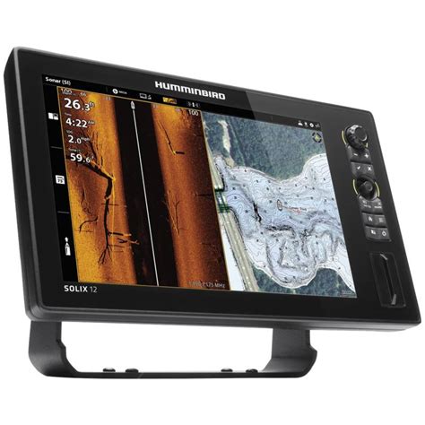 Sonar Humminbird Solix 12 Chirp Mega Si Gps G2 Fishfinder With