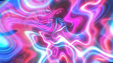Abstract Glow Energy Background With Visual Illusion And Wave Effects