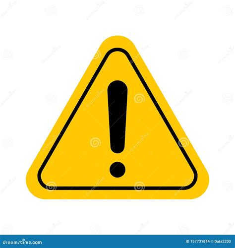 Caution Sign Or Icon Stock Vector Illustration Of Warning