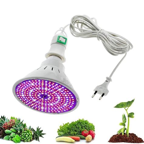 Led Plant Grow Light Bulb Full Spectrum Growing Lamp For Greenhouse