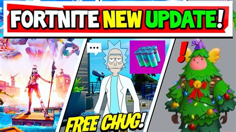 Fortnite Update Chug Splash Returning New Npc Changes Animals